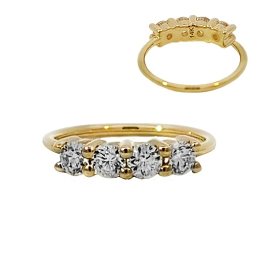 Anillo de nariz de oro auténtico de 14 quilates