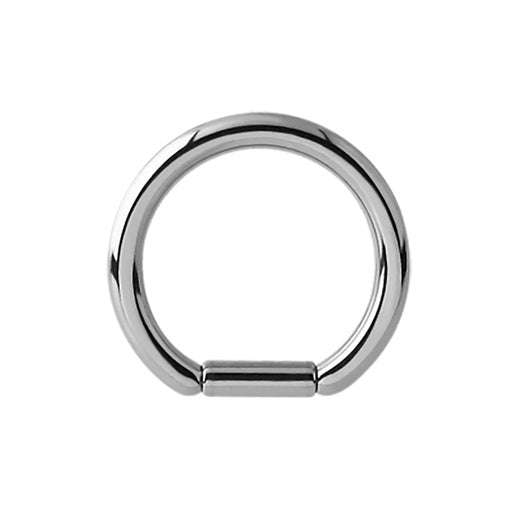 Anillo de cierre de barra de acero 316L - 16GA (1,2 mm)