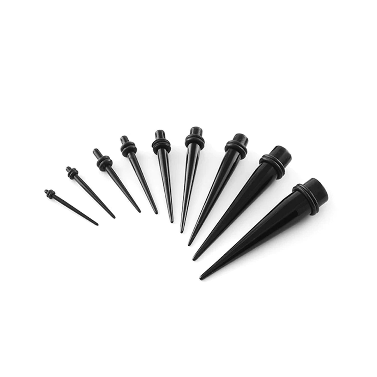 Expansor acrílico - Blanco y negro