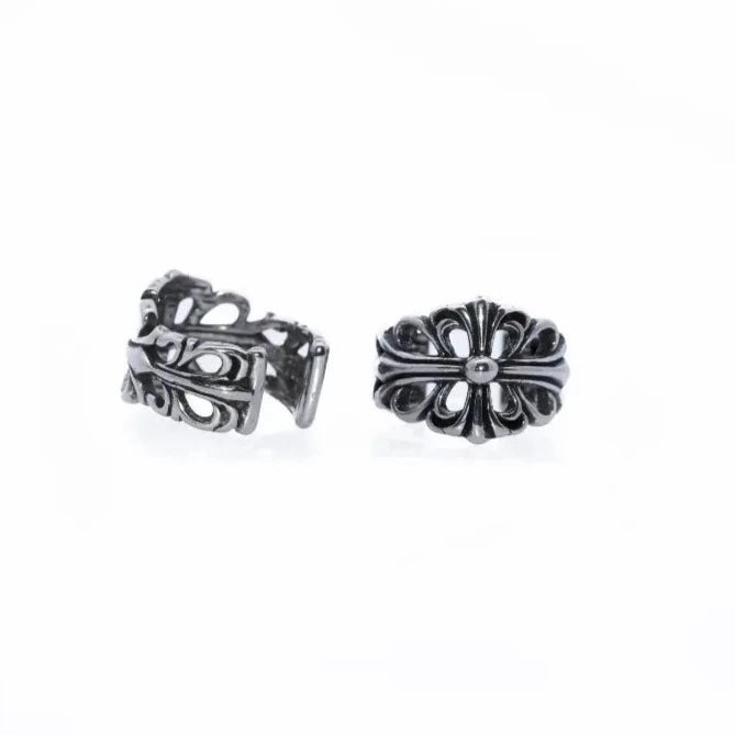 Pendientes tipo clip con diseño de moda