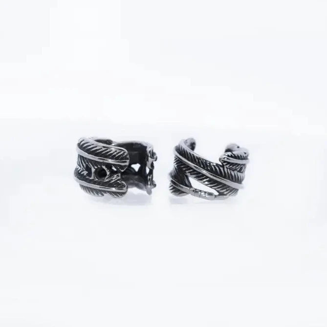 Pendientes con clip en diseño de moda