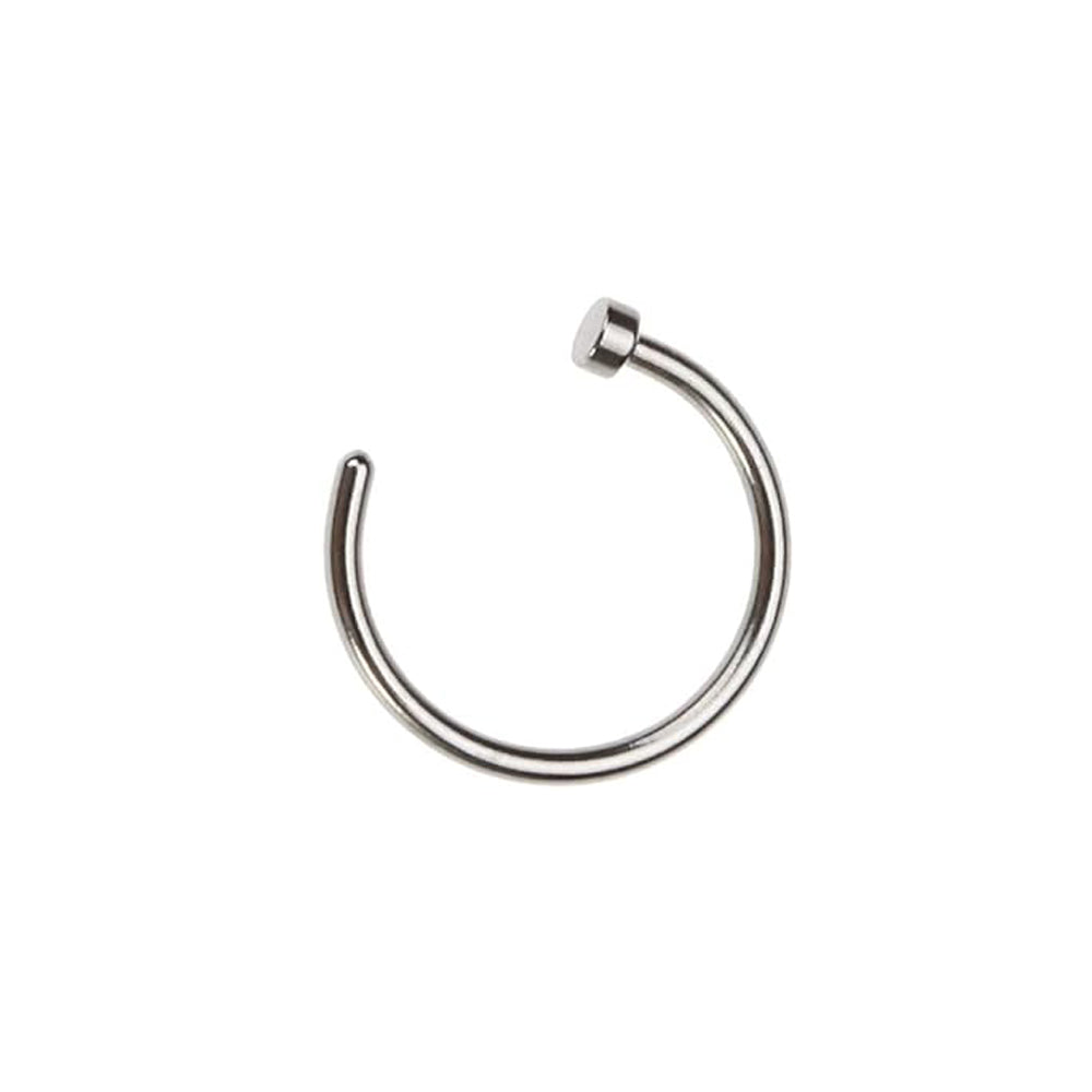 Clou de nez ouvert en acier 316L avec disque plat - 18GA (1,0 mm)